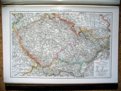Andree's Handatlas 1881
41. Böhmen und Mähren.