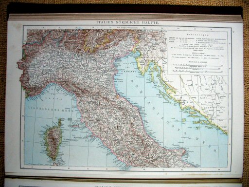 Andree's Handatlas 1881
52. Italien, nördliche Hälfte.