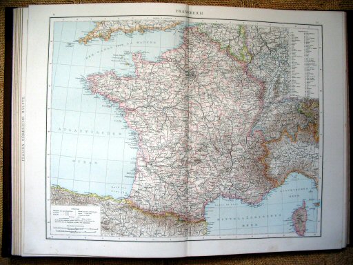 Andree's Handatlas 1881
54.55. Frankreich.