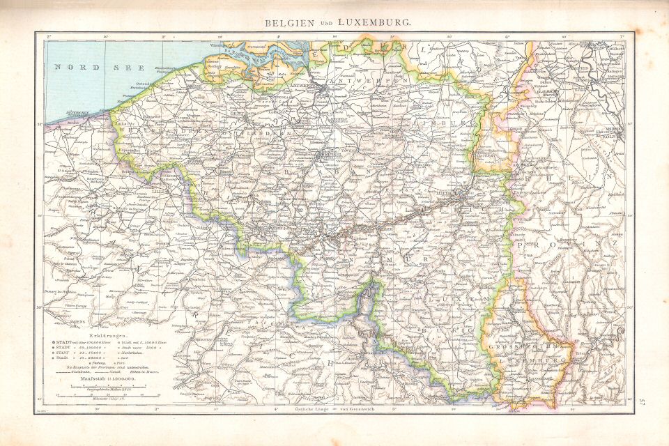 Andree's Handatlas 1881
57. Belgien und Luxemburg.