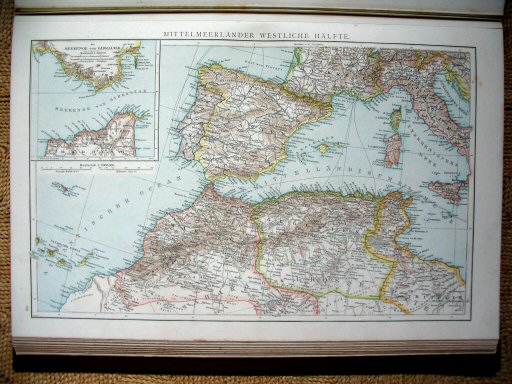 Andree's Handatlas 1881
60. Mittelmeerländer, westliche Hälfte.