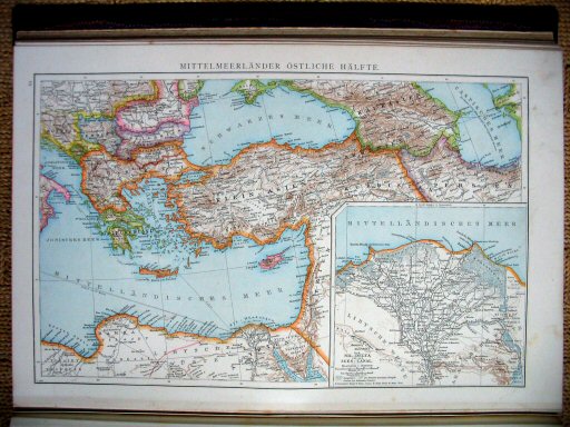 Andree's Handatlas 1881
61. Mittelmeerländer, östliche Hälfte.