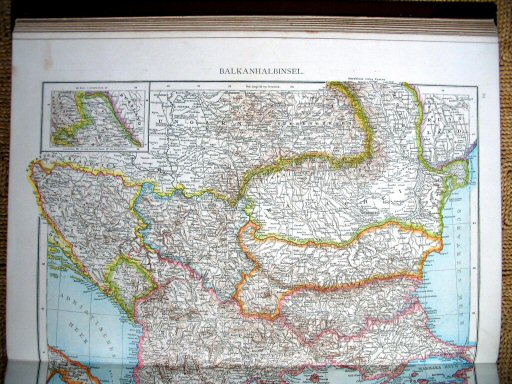 Andree's Handatlas 1881
62.63. Balkanhalbinsel.