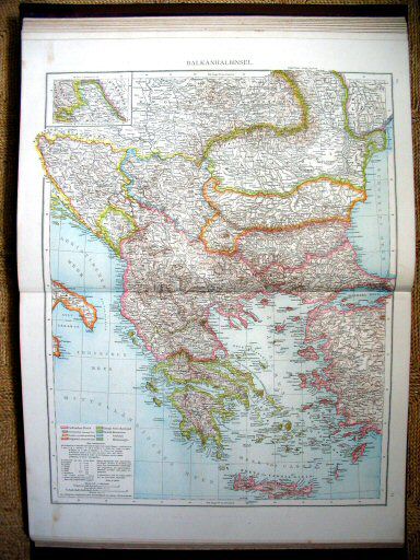 Andree's Handatlas 1881
62.63. Balkanhalbinsel.