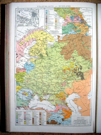 Andree's Handatlas 1881
72. Völkerkarte von Russland.