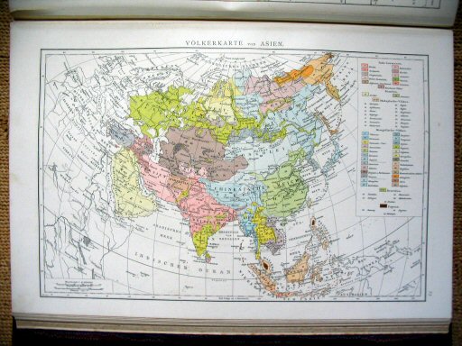 Andree's Handatlas 1881
73. Völkerkarte von Asien.