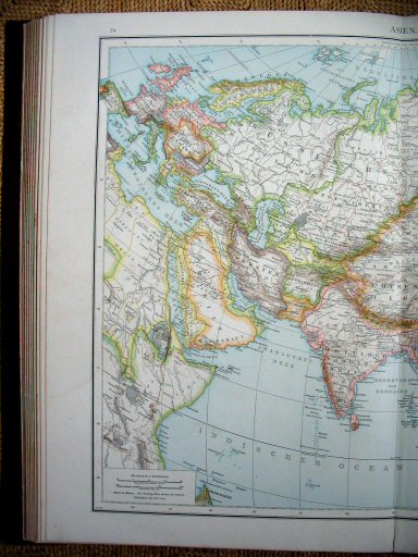 Andree's Handatlas 1881
74.75. Asien.