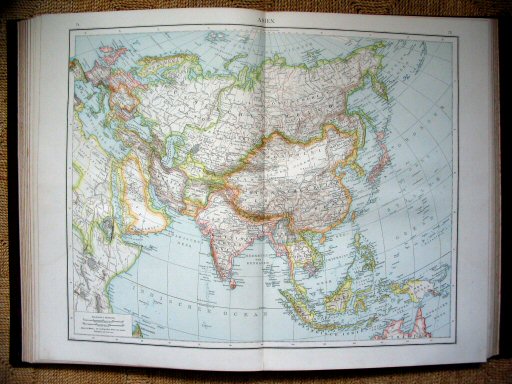 Andree's Handatlas 1881
74.75. Asien.