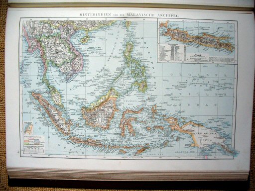 Andree's Handatlas 1881
80. Hinterindien und der Malayische Archipel.