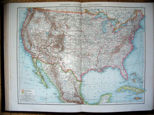 Andree's Handatlas 1881
86.87. Vereinigte Staaten von Nordamerika.