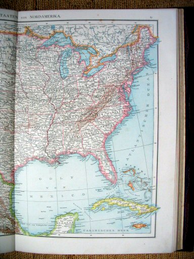 Andree's Handatlas 1881
86.87. Vereinigte Staaten von Nordamerika.