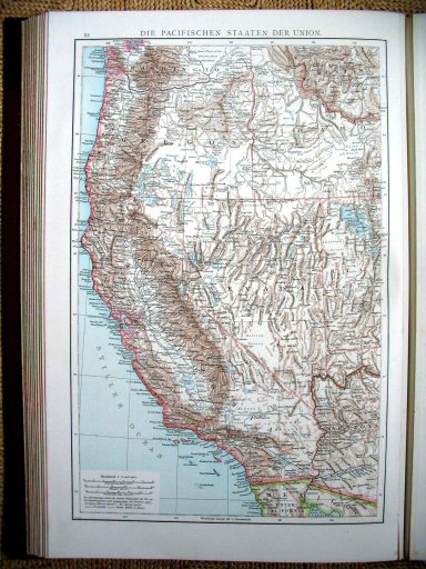 Andree's Handatlas 1881
88. Die Pacifischen Staaten der Union.