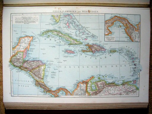 Andree's Handatlas 1881
92. Centralamerika und Westindien.