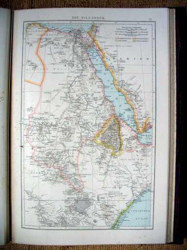 Andree's Handatlas 1881
93. Die Nilländer.