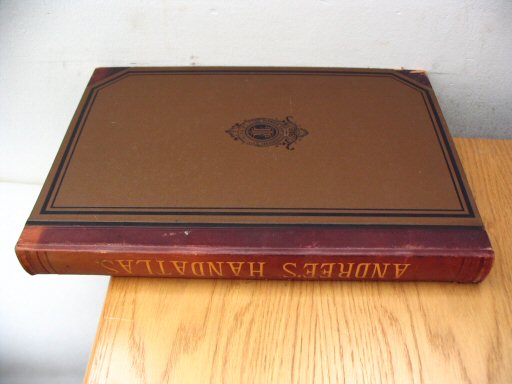 Andrees Handatlas 1887
Achterkant luxe band / Luxury back cover