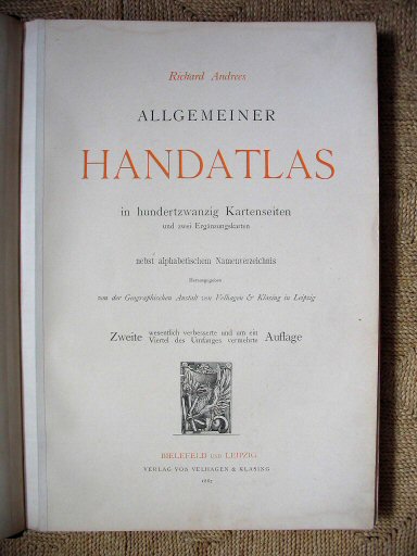 Andrees Handatlas 1887
Titelpagina / Title page