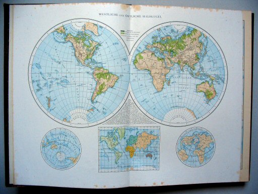 Andrees Handatlas 1887
2.3. Westliche und Östliche Halbkugel.