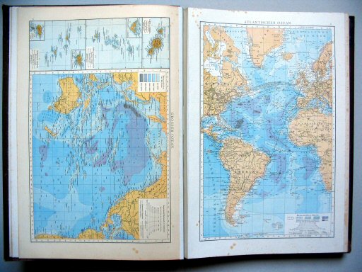Andrees Handatlas 1887
8. Grosser Ozean.
9. Atlantischer Ozean.