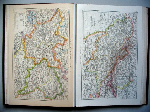 Andrees Handatlas 1887
28. Provinzen Brandenburg und Posen.
29. Provinz Schlesien.
