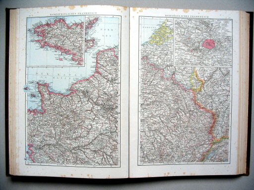 Andrees Handatlas 1887
56. Nordwestliches Frankreich.
57. Nordöstliches Frankreich.