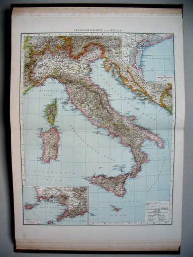 Andrees Handatlas 1887
62.63. Übersichtskarte von Italien.