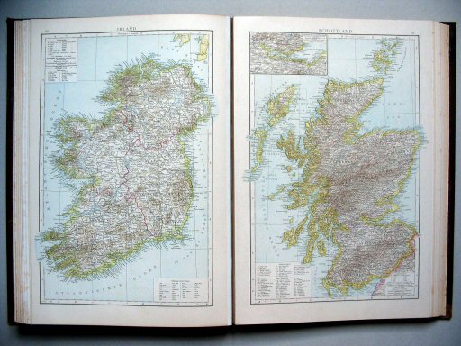 Andrees Handatlas 1887
68. Irland.
69. Schottland.