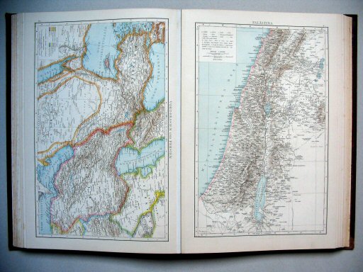 Andrees Handatlas 1887
80. Vorderasien und Persien.
81. Palästina.