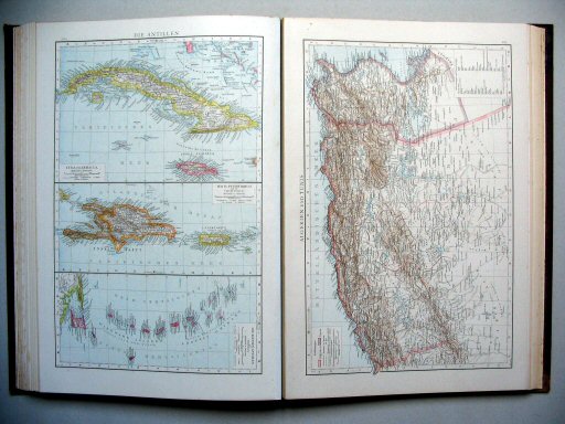 Andrees Handatlas 1887
100. Die Antillen.
101. Algerien und Tunis.