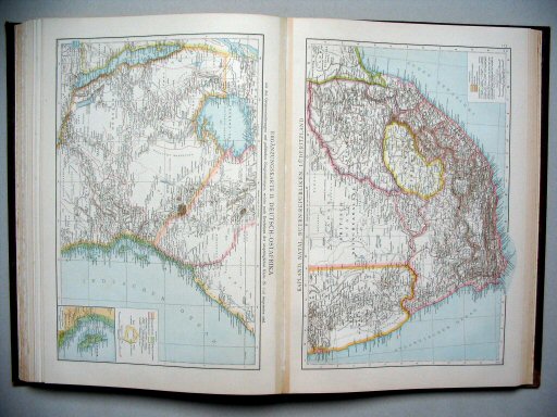 Andrees Handatlas 1887
Ergänzungskarte II. Deutsch-Ostafrika.
113. Kapland, Natal, Buern-Republiken, Lüderitzland.