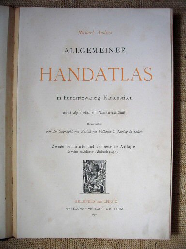 Andrees Handatlas 1890
Titelpagina / Title page