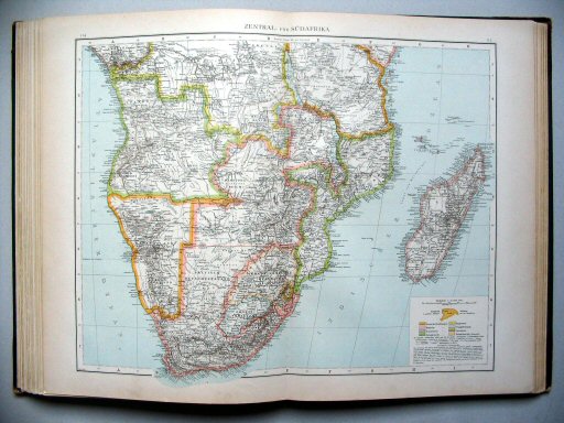 Andrees Handatlas 1890
114.115. Zentral- und Südafrika.