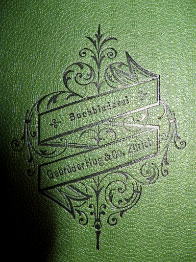Andrees Handatlas 1893
Zwitserse uitgave, naam boekbinder (achterkant)
Swiss version, bookbinders name (back cover)
met dank aan J. Lansink / by courtesy of J. Lansink