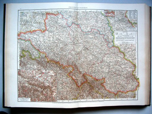 Andrees Handatlas 1893
23.24. Provinz Schlesien
Provincie Silezië / Province of Silesia