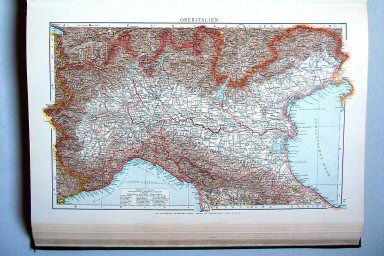 Andrees Handatlas 1893
82. Oberitalien
Noord-Italië / Northern Italy