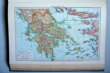 Andrees Handatlas 1893
86. Griechenland
Griekenland / Greece
