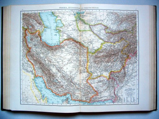 Andrees Handatlas 1893
97.98. Persien, Afghanistan und Balutschistan
Perzië, Afghanistan en Beloetsjistan
Persia, Afghanistan and Baluchistan