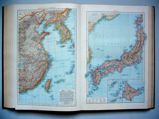 Andrees Handatlas 1893
107. Ostchina und Korea.&nbsp;&nbsp; 108. Japan
Oost-China en Korea. Japan / East China and Korea. Japan
