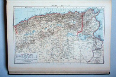 Andrees Handatlas 1893
110. Algerien und Tunesien
Algerije en Tunesië / Algeria and Tunisia