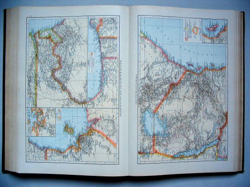 Andrees Handatlas 1893
119. Westafrikanische Kolonialkarten
120. Deutsch-Ostafrika
Koloniën in West-Afrika. Duits Oost-Afrika
West African colonies. German East Africa