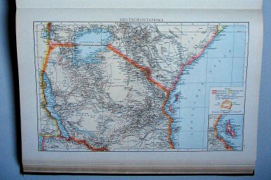 Andrees Handatlas 1893
120. Deutsch-Ostafrika
Duits Oost-Afrika / German East Africa