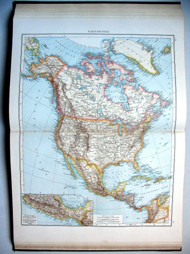 Andrees Handatlas 1893
123.124. Nordamerika
Noord-Amerika / North America