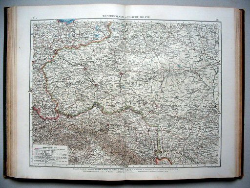 Andrees Handatlas 1896-97
91a.91a. Westrussland, südliche Hälfte
West-Rusland, zuidelijk deel / West Russia, southern half