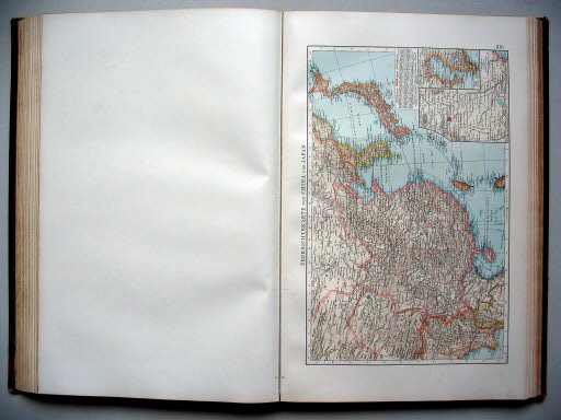 Andrees Handatlas 1896-97
106. Übersichtskarte von China und Japan
Overzichtskaart van China en Japan
General map of China and Japan