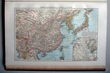 Andrees Handatlas 1893
106. Übersichtskarte von China und Japan
Overzichtskaart van China en Japan
General map of China and Japan