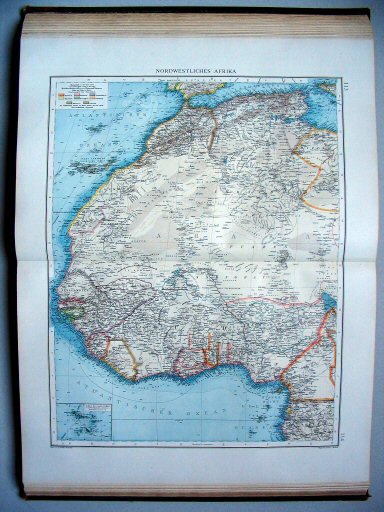 Andrees Handatlas 1896-97
113.114. Nordwestliches Afrika
Noordwest-Afrika / Northwest Africa
