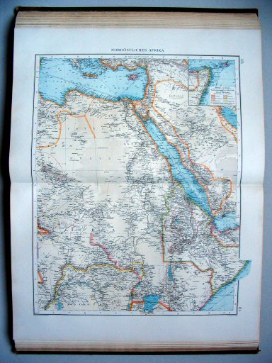 Andrees Handatlas 1896-97
115.116. Nordöstliches Afrika
Noordoost-Afrika / Northeast Africa