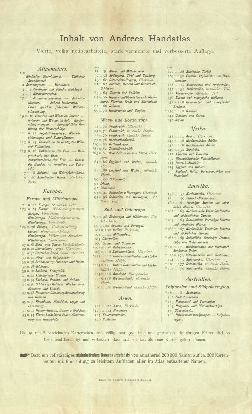 Andrees Handatlas 1899
Omslag eerste aflevering, blz. 4 / Cover of first installment, p. 4