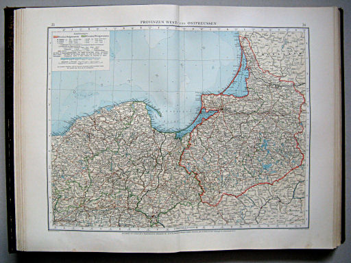 Andrees Handatlas 1899
33.34. Provinzen West- und Ostpreussen