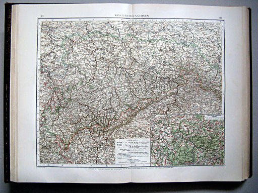 Andrees Handatlas 1899
39.40. Königreich Sachsen