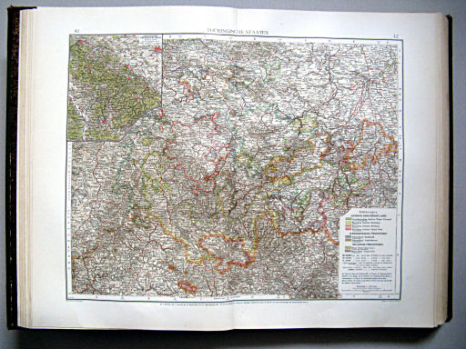 Andrees Handatlas 1899
41.42. Thüringische Staaten